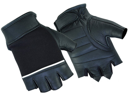 Women's Traditional Leather Fingerless Gloves