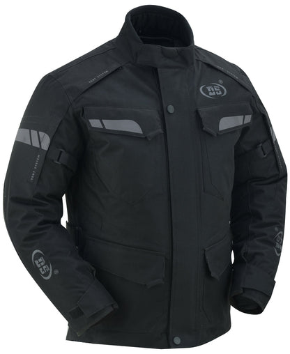 Advance Touring Textile Motorcycle Jacket for Men - Black