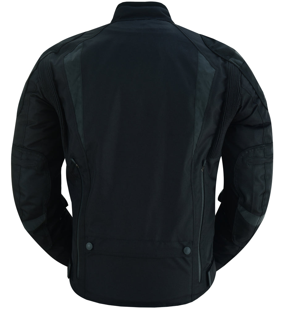 Blast Black Micro Mesh Waterproof Textile Jacket