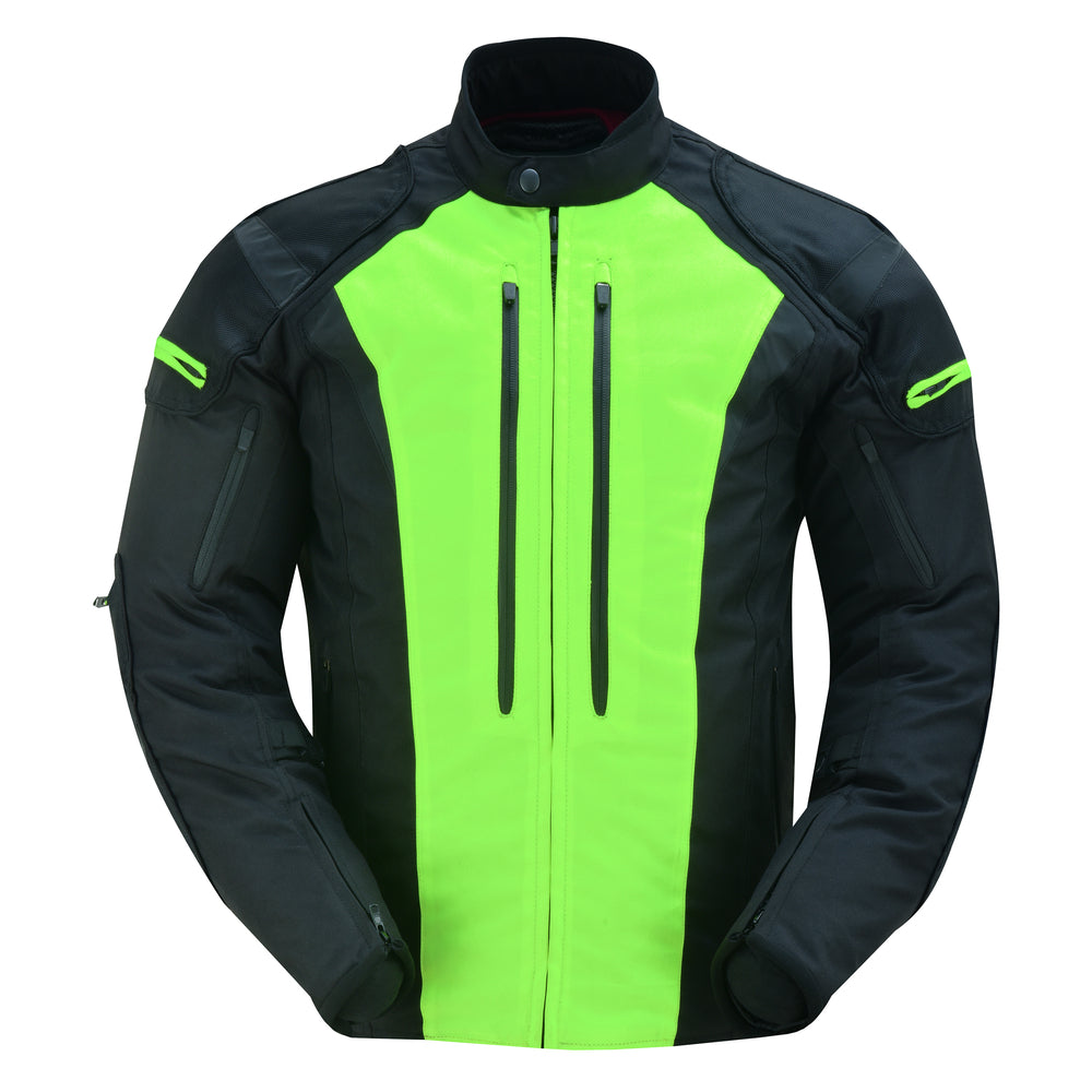 Blast Hi-Viz All-Season Waterproof Motorcycle Jacket