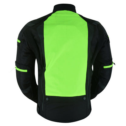 Blast Hi-Viz All-Season Waterproof Motorcycle Jacket