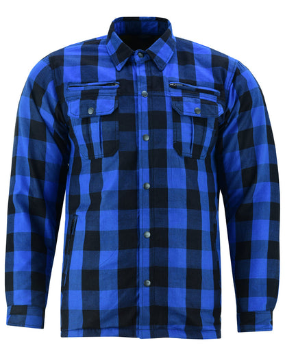 DS4674 Armored Flannel Shirt - Blue