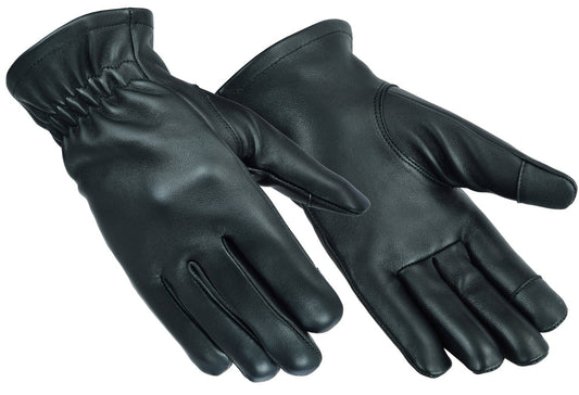 Men's Deer Skin Unlined Touchscreen Gloves with Cinch Wrist