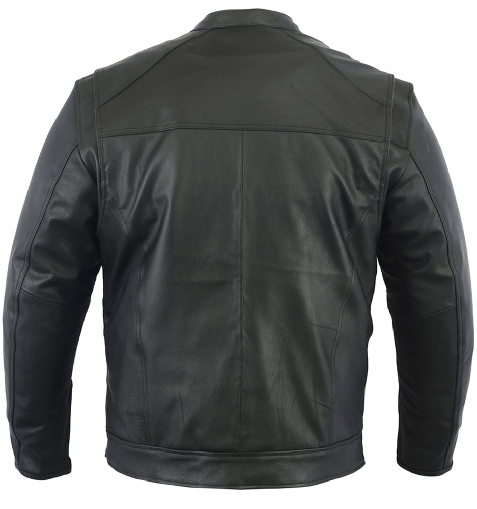 Men's Premium Cruiser Leather Jacket with  Vents