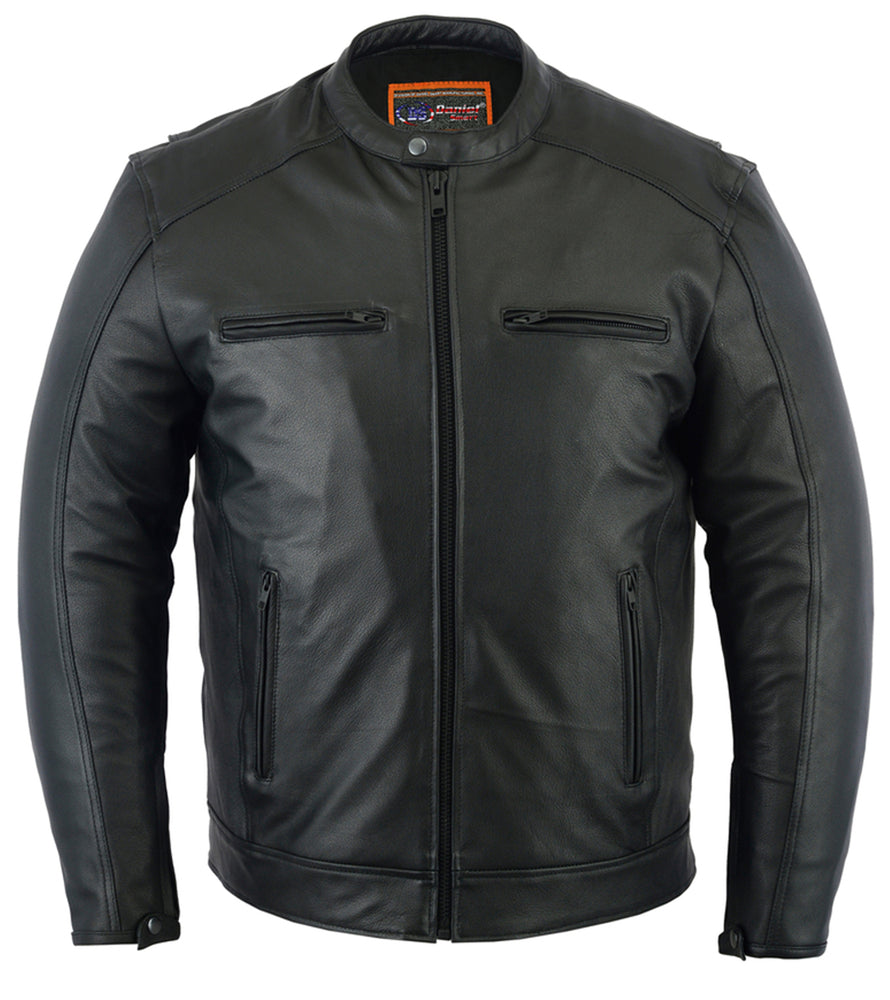 Men's Premium Cruiser Leather Jacket with  Vents