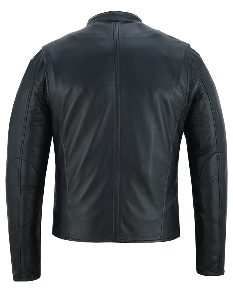 Men's Lightweight Drum Dyed Naked Lambskin Jacket