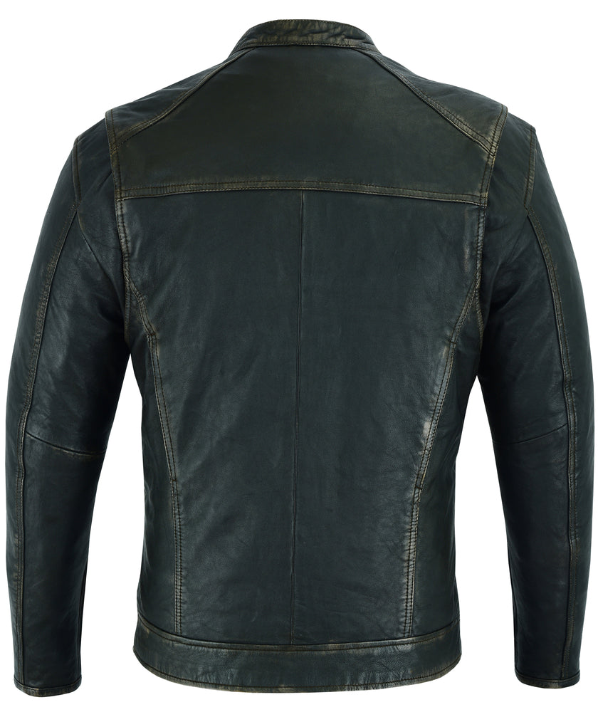 Men's Lightweight Distressed Lambskin Cruiser Jacket