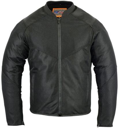 Men's Sporty Mesh Riding Jacket