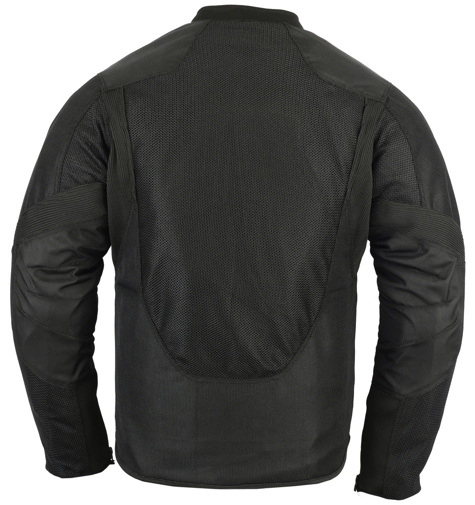 Men's Sporty Mesh Riding Jacket