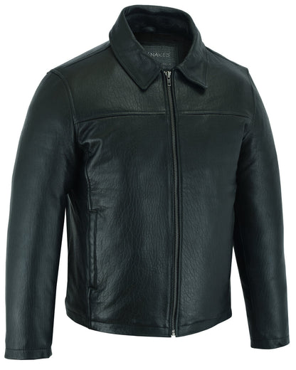 Men's New Zealand Lambskin Leather Jacket - Black