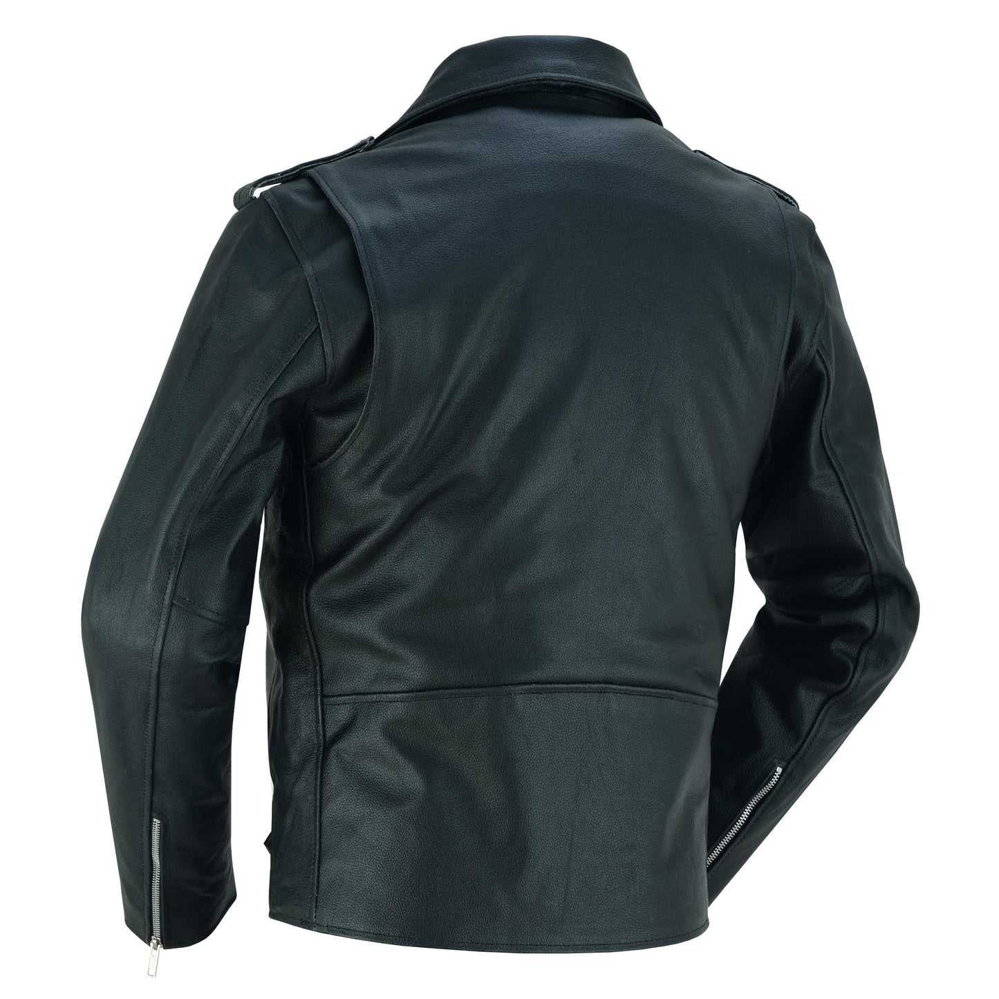 Men's Plain Arnold Premium Cowhide Leather Jacket