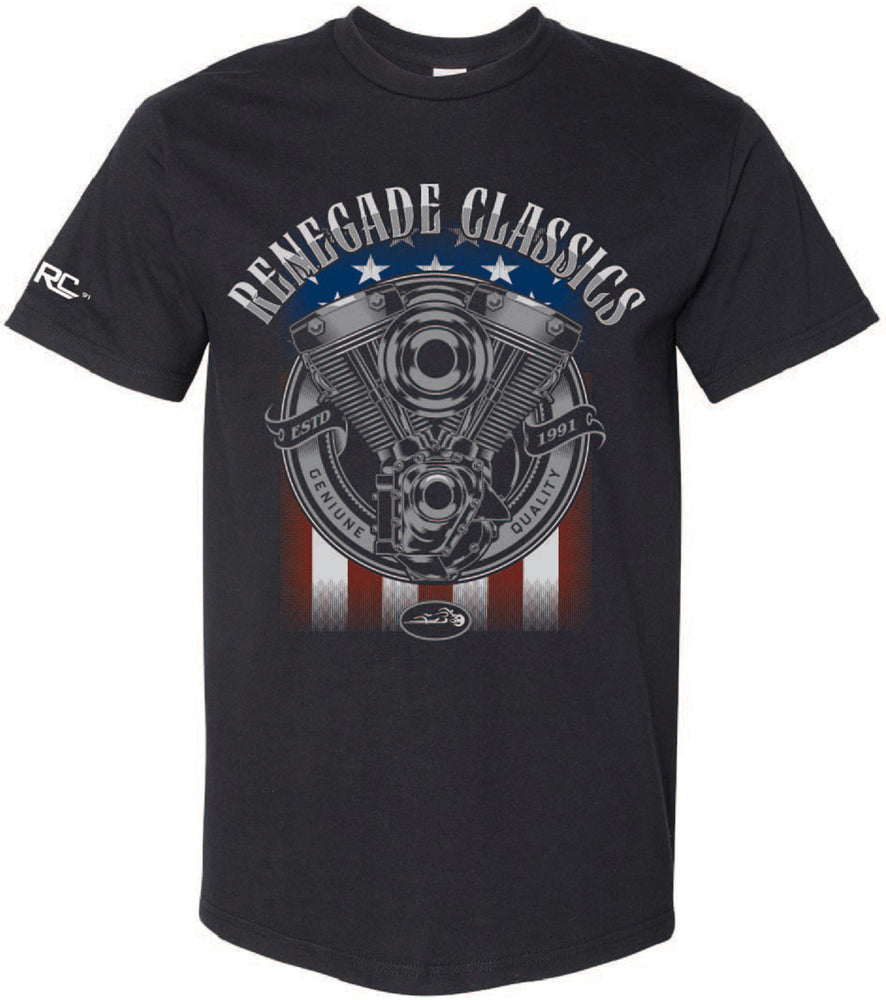 RC8012 RENEGADE CLASSICS FLAG TSHIRT